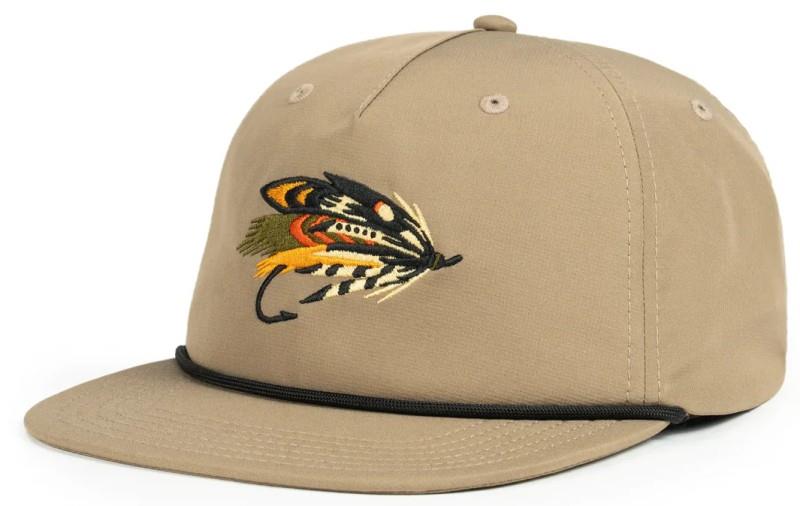 Salmon Fly Sun Cap - sepia 1