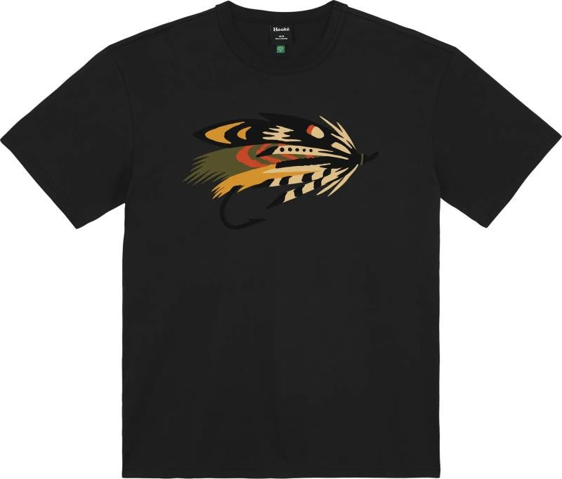 Salmon Fly T-shirt - Mens - black 1