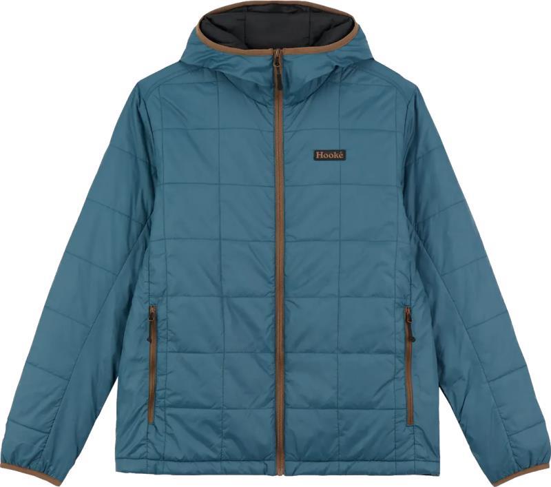 Seasonal Lightweight Insulated Hood Jacket - Womens - dark slate blue 1