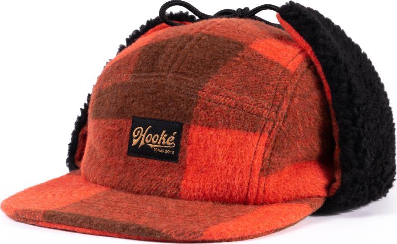 Sherpa Earflap Camper Hat - Red Clay / Brown 1