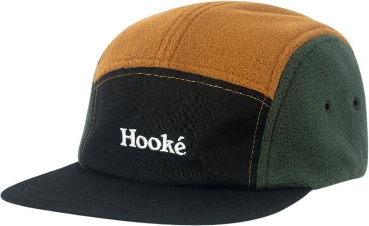 Signature Camper Hat - Black / Camel / Green 1