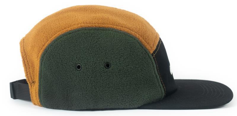 Signature Camper Hat - Black / Camel / Green 2