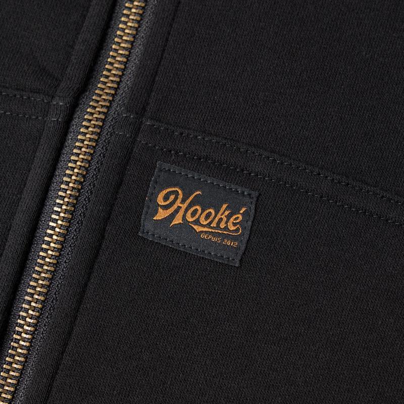 Signature Zip Up Hoodie - Mens - Black 3