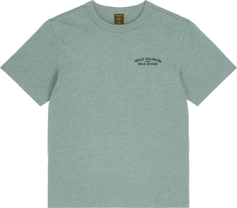Striped T-Shirt - Womens - heather slate 1