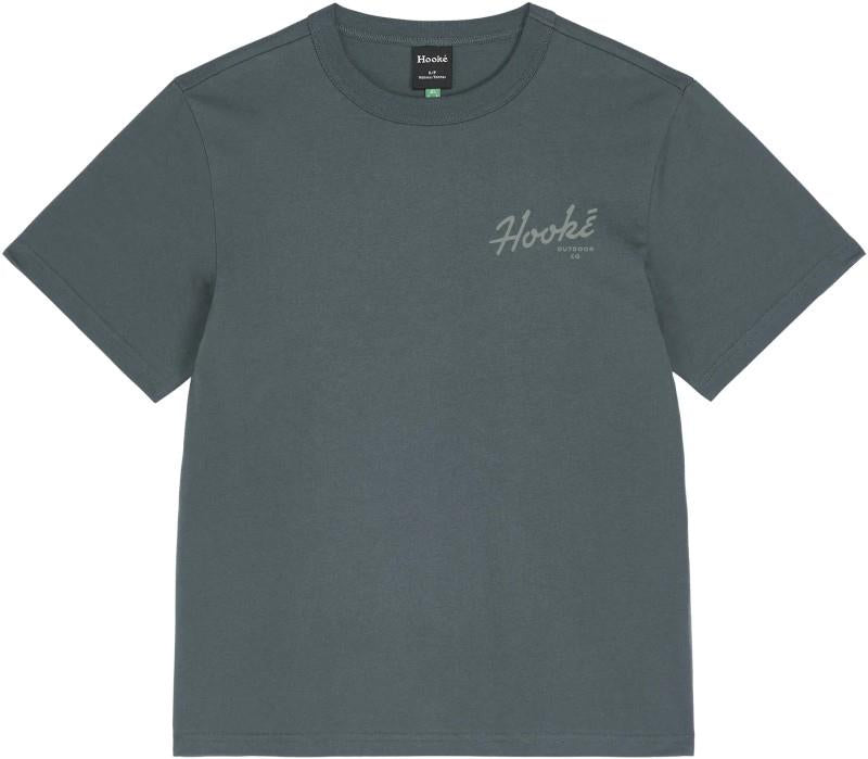 Striped T-Shirt - Womens - steel blue 1