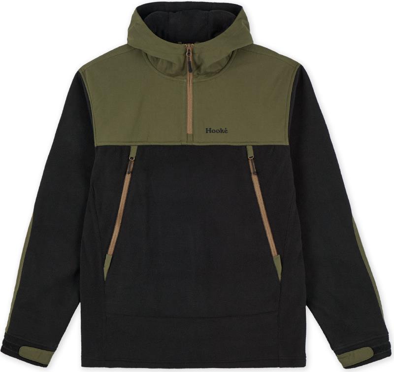 Tech Fleece Hoodie - Mens - Black / Dark Olive 1