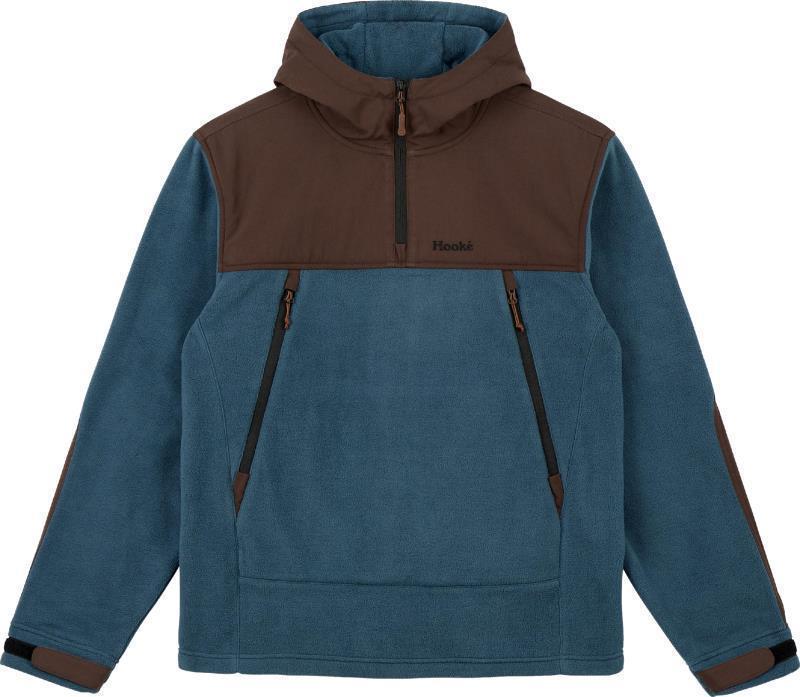 Tech Fleece Hoodie - Mens - Steel Blue / Brown 1