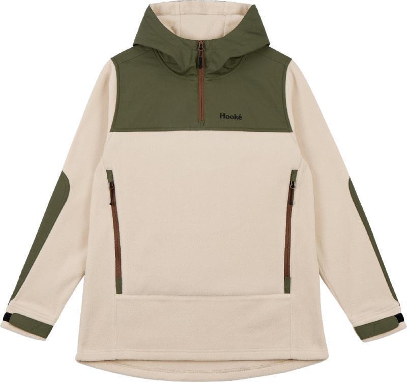 Tech Fleece Hoodie - Womens - Cream / Burnt Olive 1