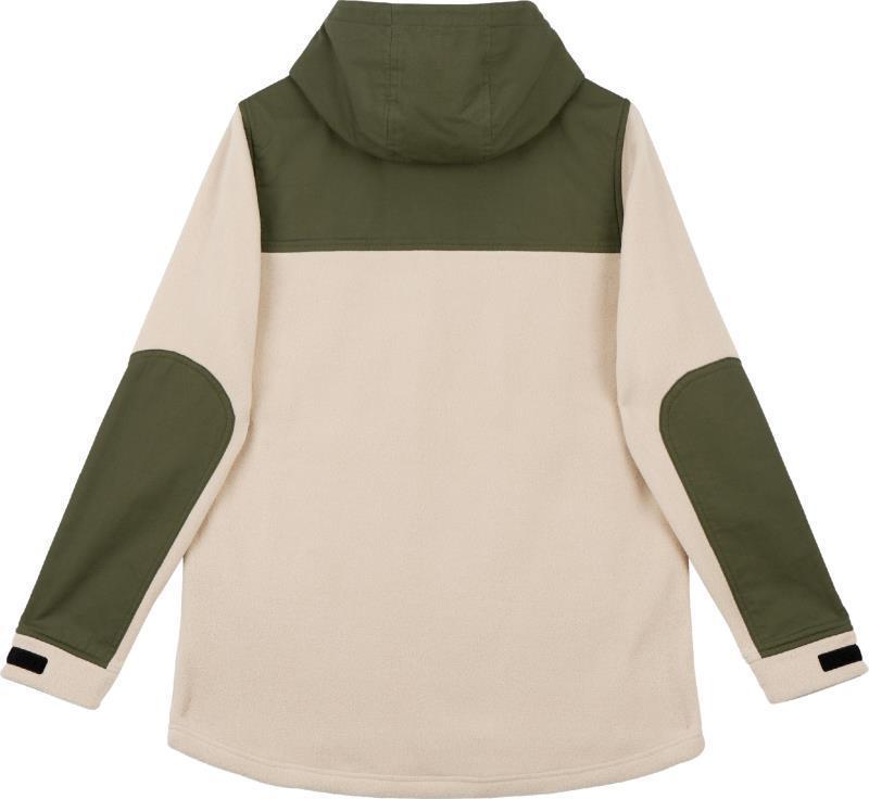 Tech Fleece Hoodie - Womens - Cream / Burnt Olive 2