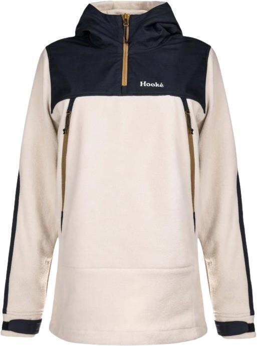 Tech Fleece Hoodie - Womens - Cream / Navy 1