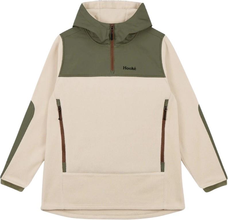Tech Fleece Hoodie - Womens - oatmeal / burnt olive 1