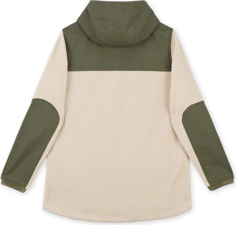 Tech Fleece Hoodie - Womens - oatmeal / burnt olive 1