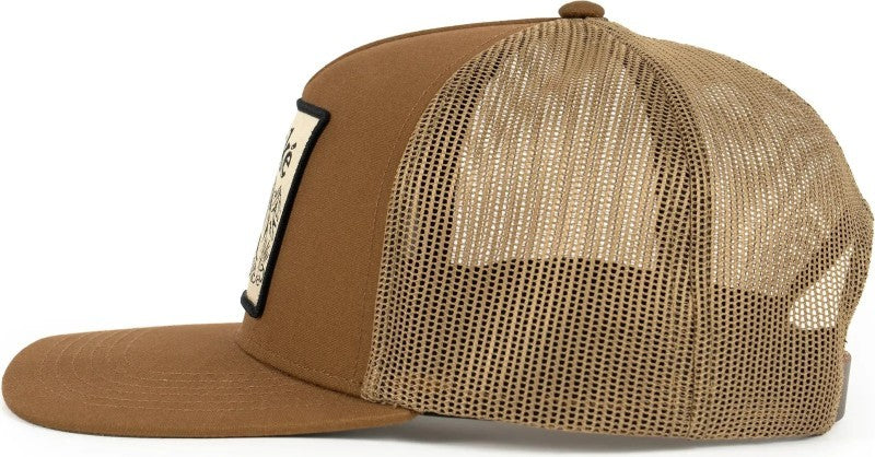 The Boss Trucker Hat - shades of brown 1