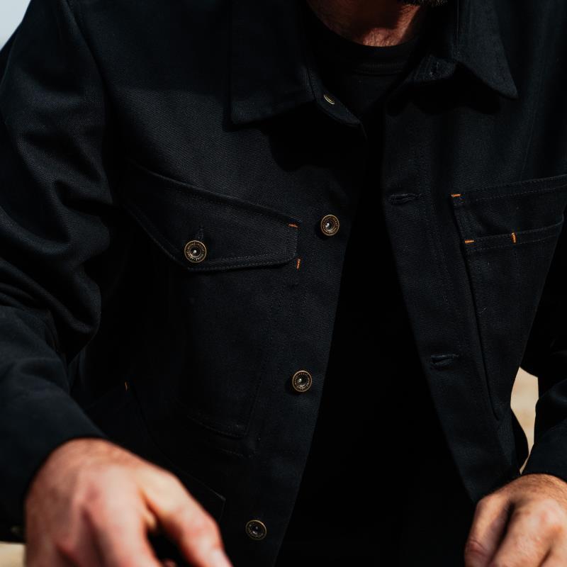 Trucker Work Jacket - Mens - Black 7