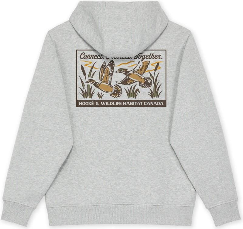 Trust Your Fly Hoodie  - Mens - heather grey 1