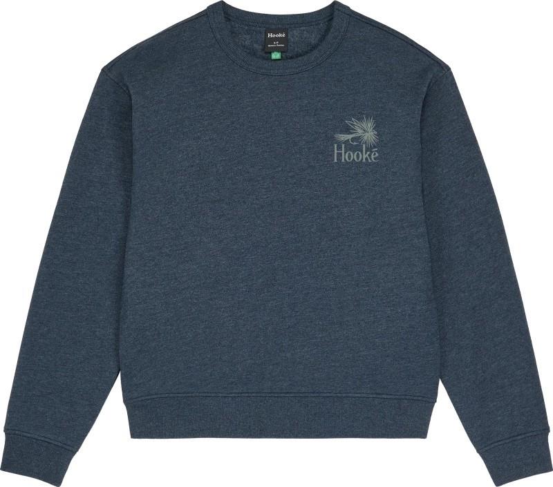 Trust Your Fly  Crewneck - Womens - heather navy 1