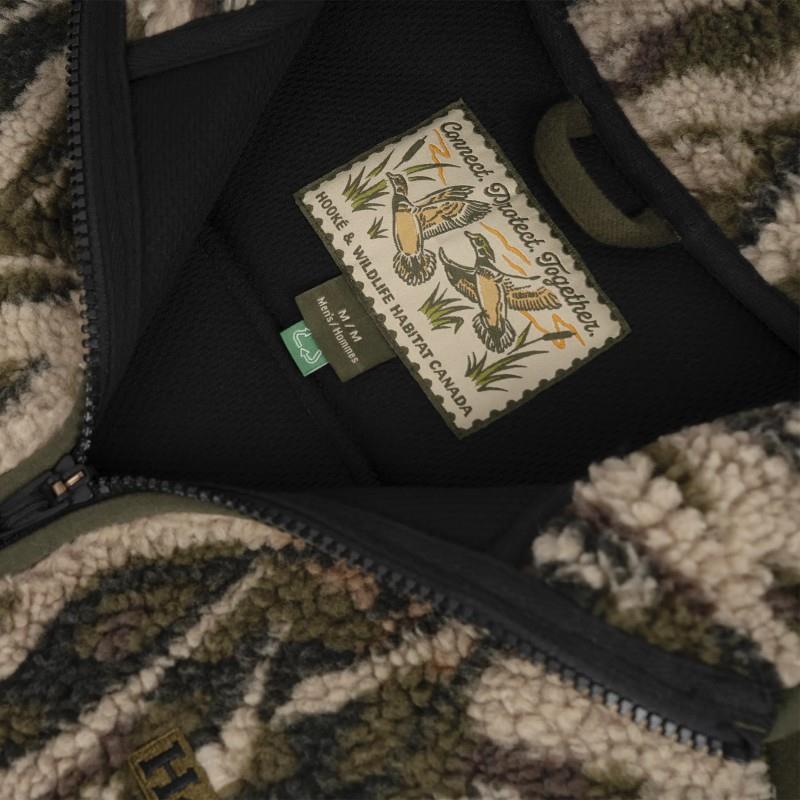 WHC Marshland Pile Fleece Jacket - Mens - marshland camo 1