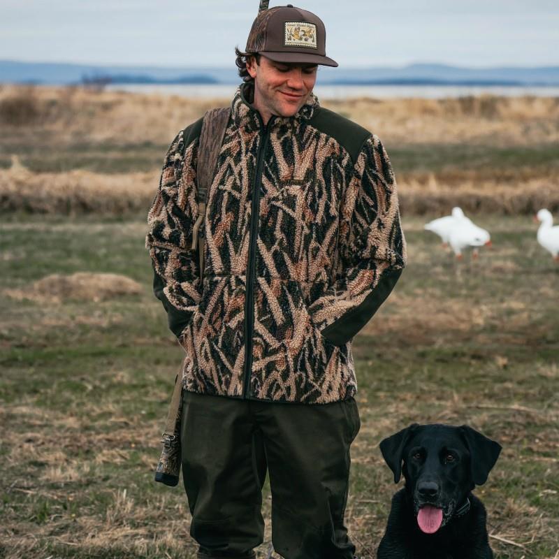 WHC Marshland Pile Fleece Jacket - Mens - marshland camo 1