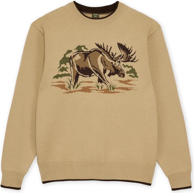 WHC Moose Knit Sweater - Mens - tan 1