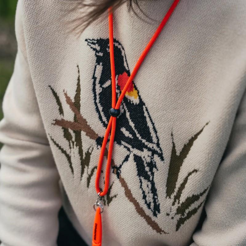 WHC Red-Winged Blackbird Knit Sweater - Womens - oatmeal 1