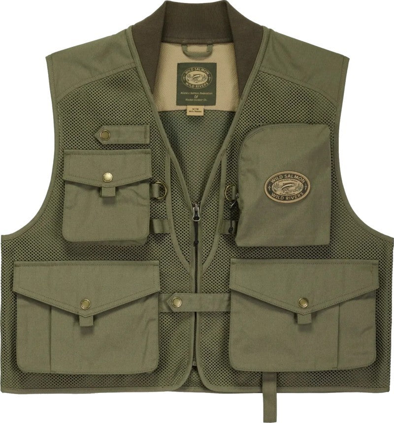 Wading Vest - Mens - burnt olive 1