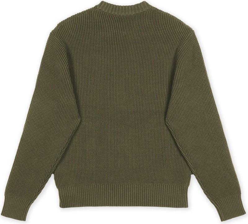 Waffle Knit Sweater - Mens - elm 1