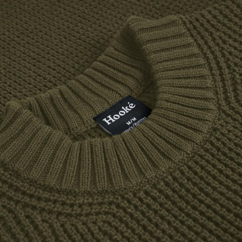 Waffle Knit Sweater - Mens - elm 1