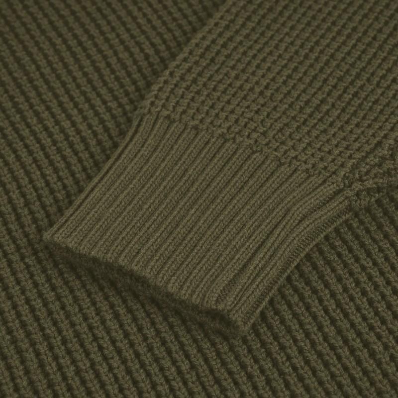 Waffle Knit Sweater - Mens - elm 1