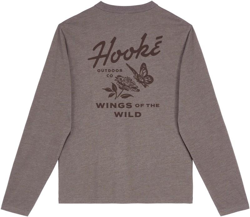 Walk With Nature LS Tee - Womens - heather dark fig 1