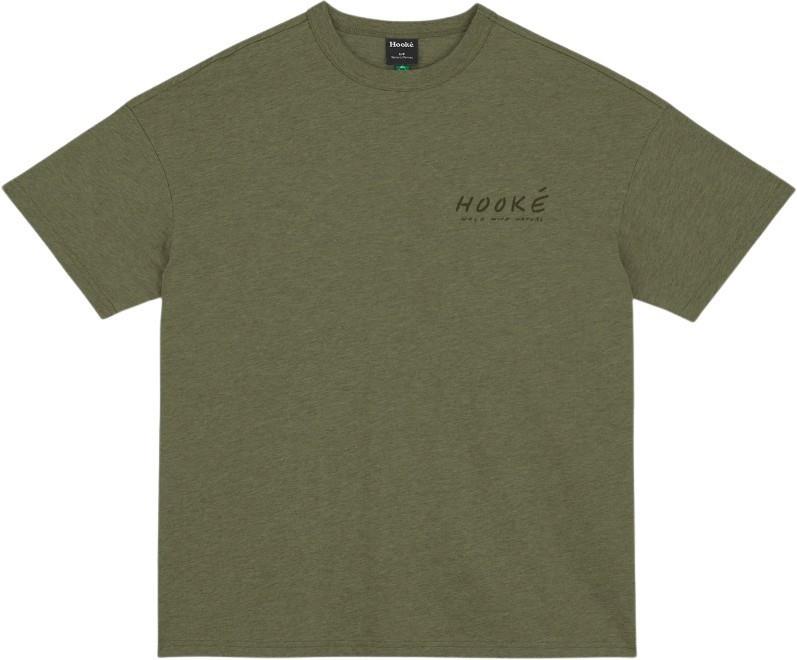 Walk With Nature Oversized T-Shirt - Womens - heather burnt olive 1