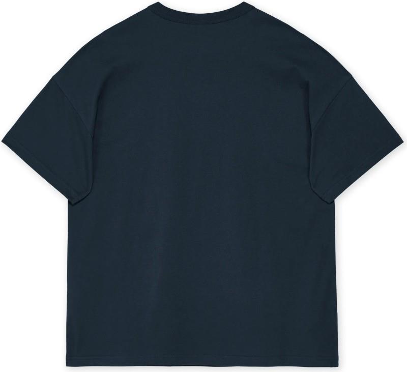 Walk With Nature Oversized T-Shirt - Womens - navy 1