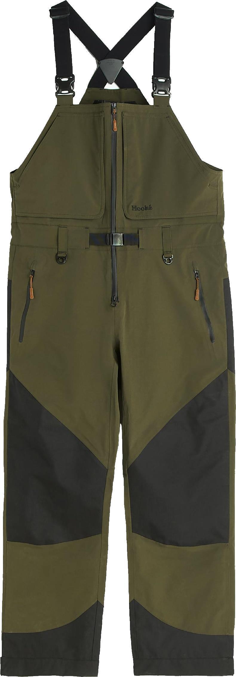 Waterproof Offroad Bibs - Mens - Dark Olive / Black 1