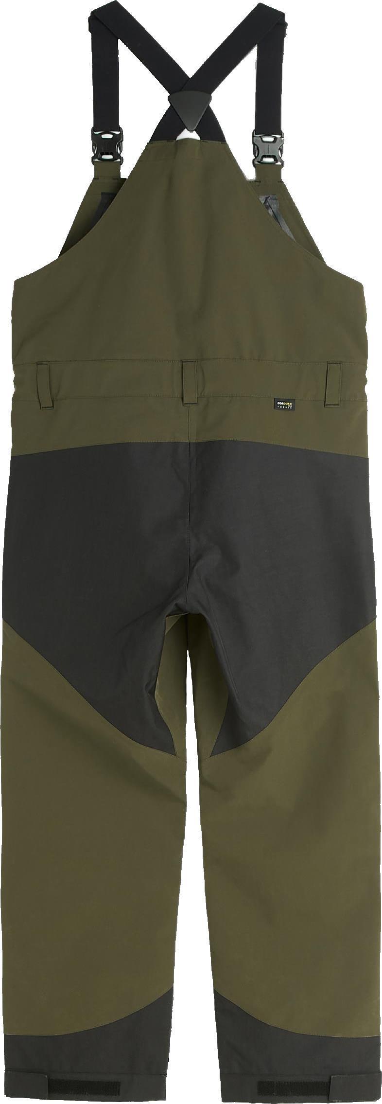 Waterproof Offroad Bibs - Mens - Dark Olive / Black 2