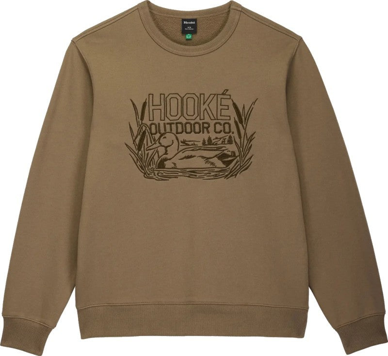 Wild Duck Crewneck - Mens - sepia 1