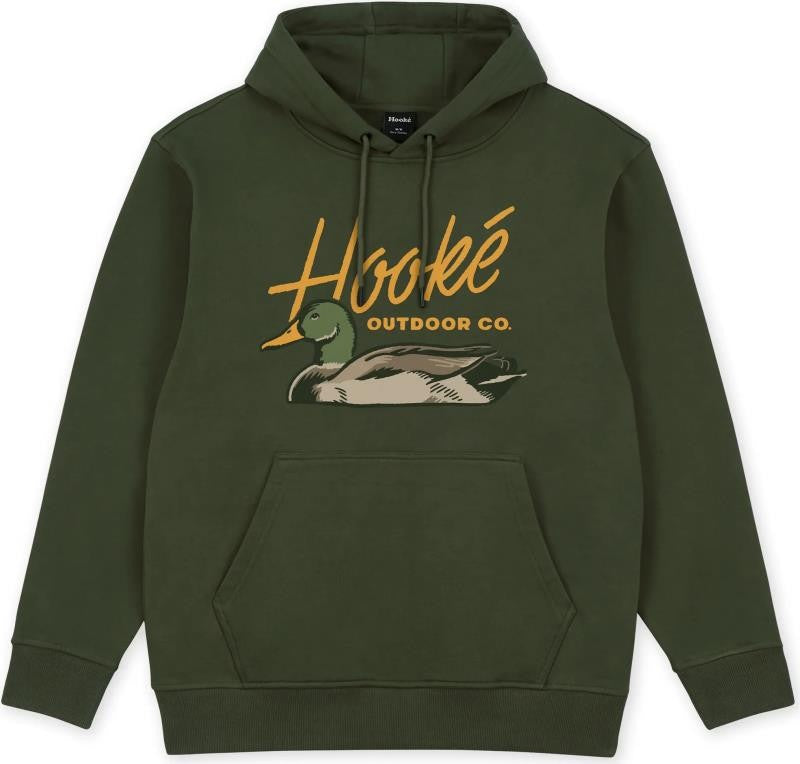 Wild Duck Hoodie - Mens - dark green 1