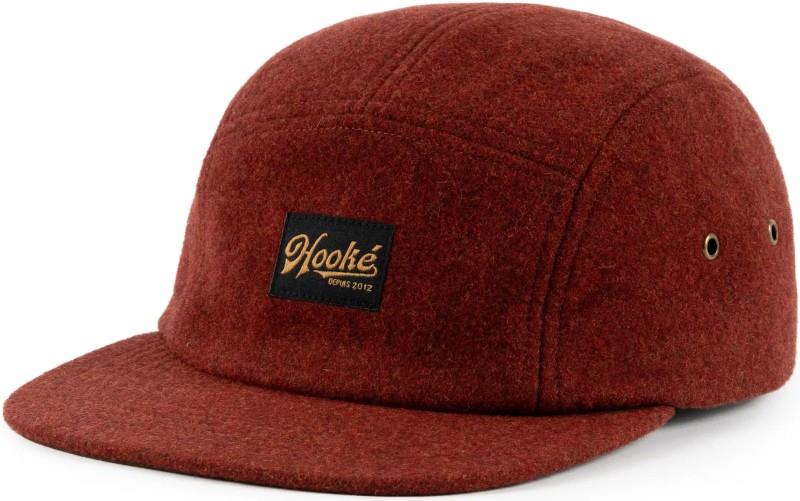 Wool Camper Hat - red leaf 1