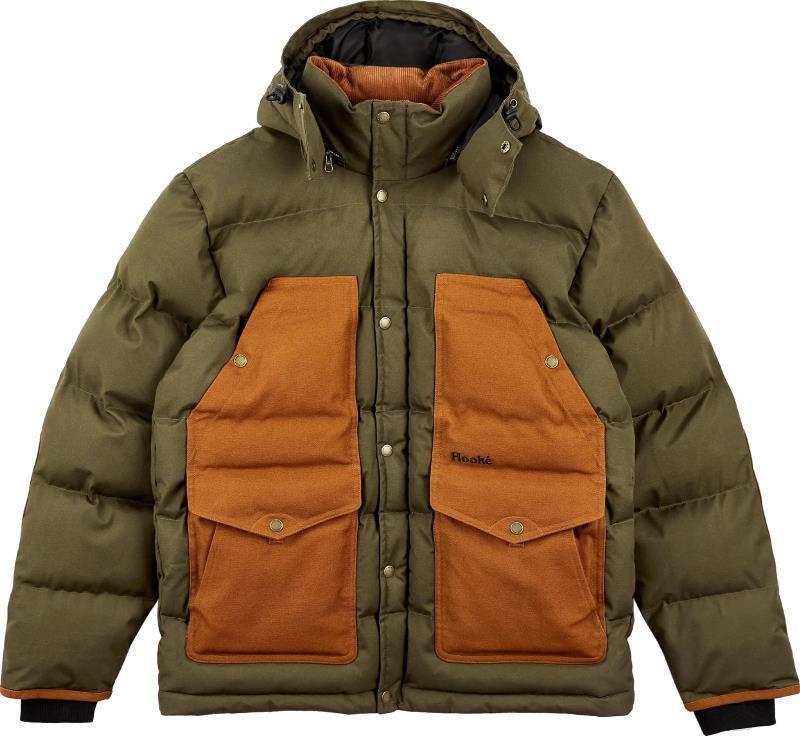 Yukon Jacket - Mens - Dark Olive / Camel 1