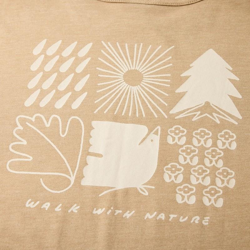  Walk With Nature LS Tee - Womens - heather tan 1