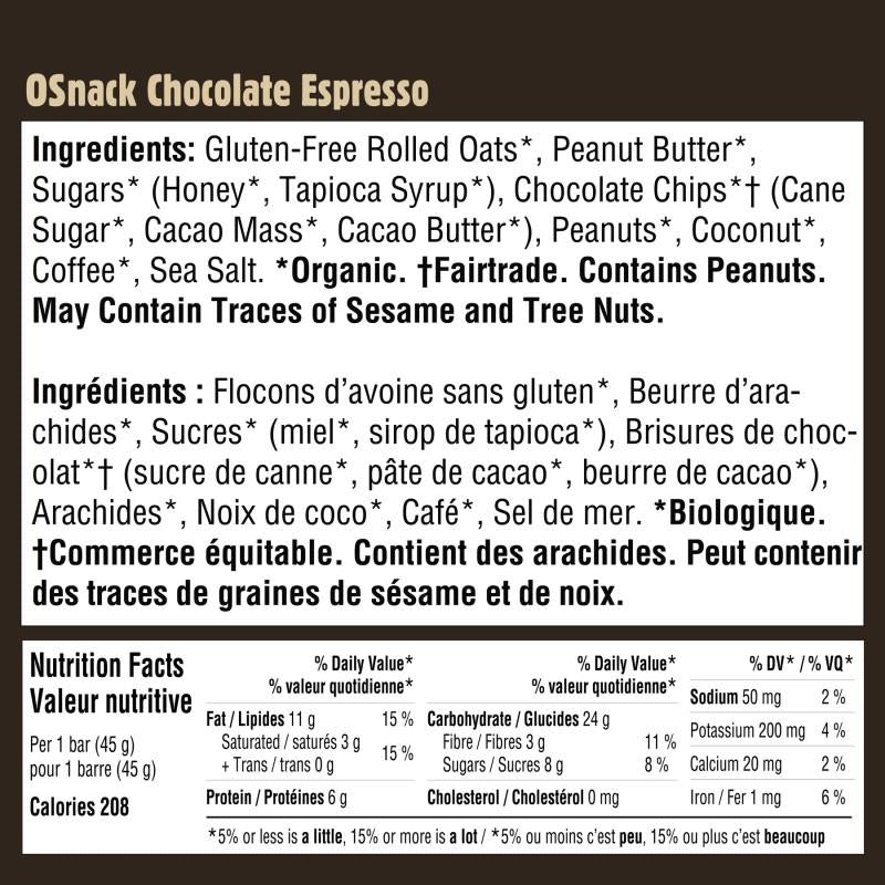 OSnack Chocolate Espresso - not applicable 1