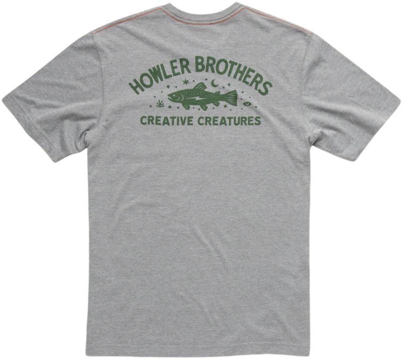 Creative Creatures Trout Select Pocket T - Mens - heather grey 1