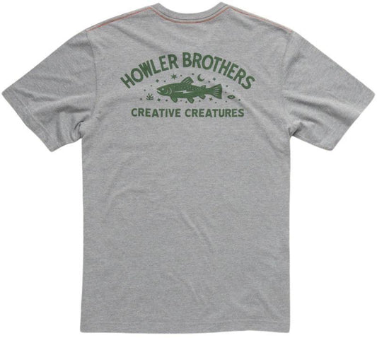 Creative Creatures Trout Select Pocket T - Mens - heather grey 1