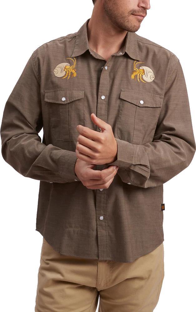 Gaucho Snapshirt - Mens - brown oxford / hermit crabs 1
