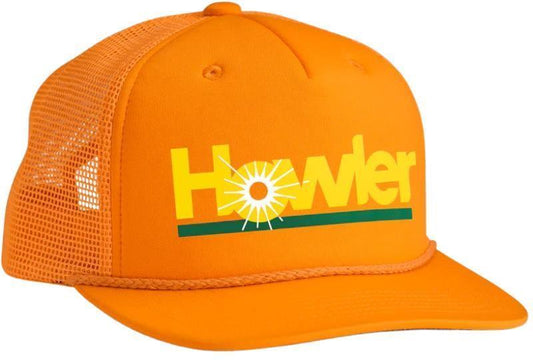Howler Plantain Structured Snapback Hat - orange 1
