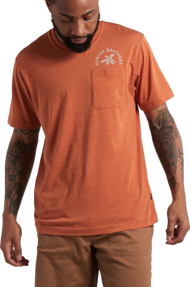 Lazy Gators Select Pocket Tee - Mens - rust 1
