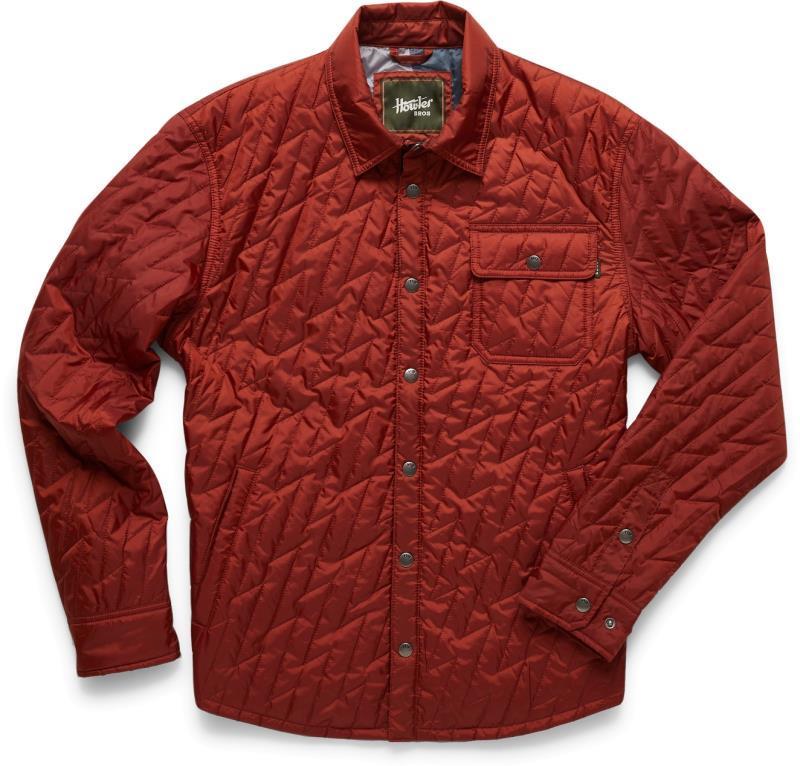 Lighting Quilted Jacket - Mens - terrocotta 1