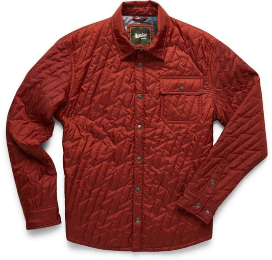 Lighting Quilted Jacket - Mens - terrocotta 1