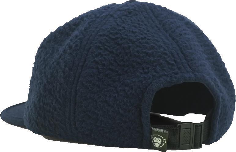 Tech Strapback Hat - electric stripe / navy fleece 1