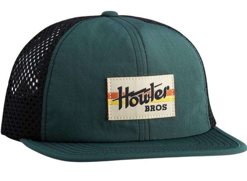 Tech Strapback Hat - howler electric stripe / teal / black 1