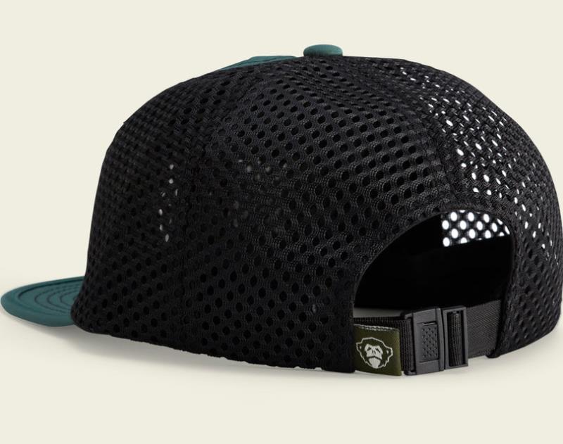 Tech Strapback Hat - howler electric stripe / teal / black 1