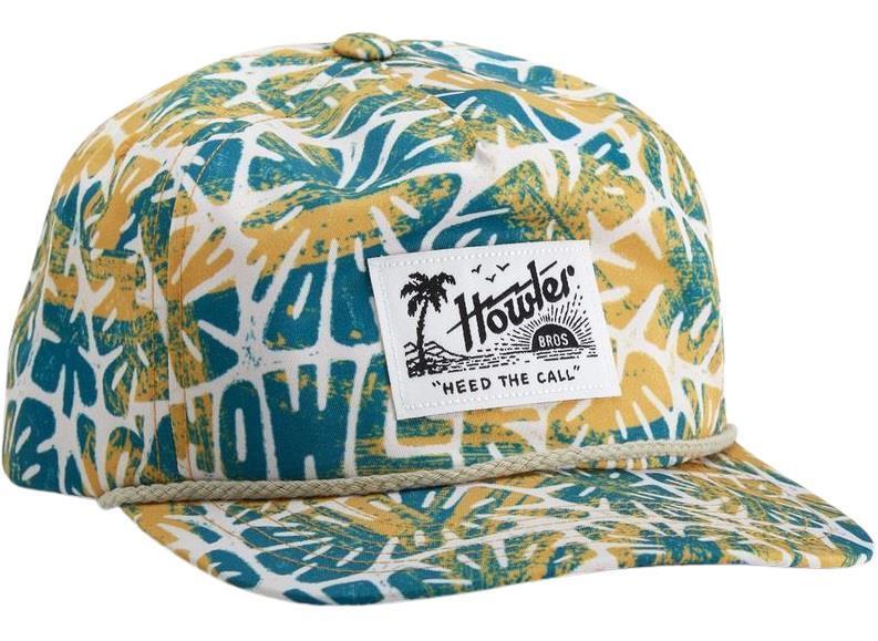 Tropicalia Print Unstructured Snapback - off white 1